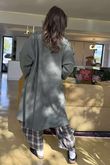 Sonn Funnel Neck Coat Khaki